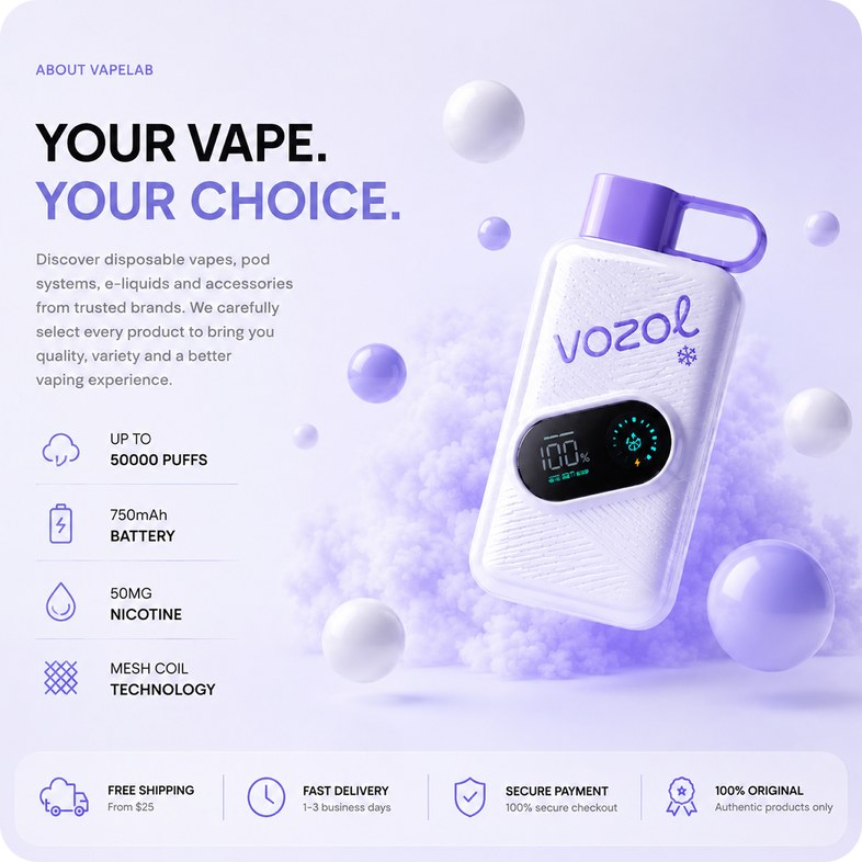 Your vape. Your choice.