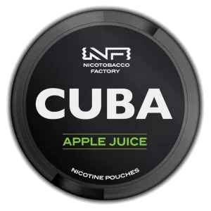 CUBA 150mg nicotine pouches Apple Juice