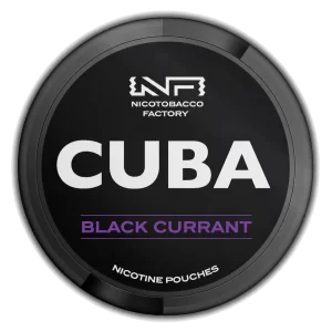 CUBA 150mg nicotine pouches Black Currant