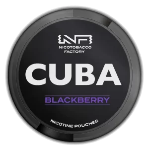 CUBA 150mg nicotine pouches Blackberry