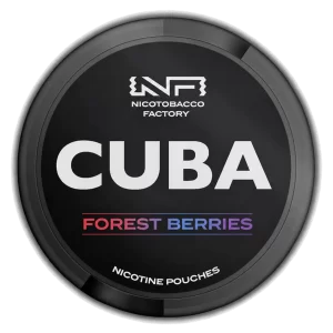 CUBA 150mg nicotine pouches Forest Berries