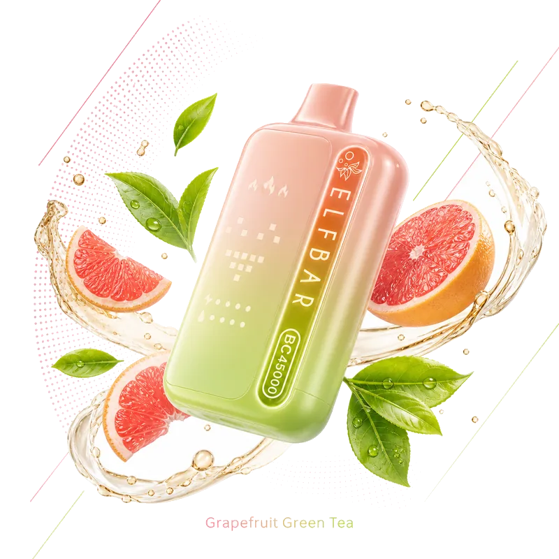Elfbar BC45000 Grapefruit Green Tea Elfbar BC45000 Grapefruit Green Tea disposable vape