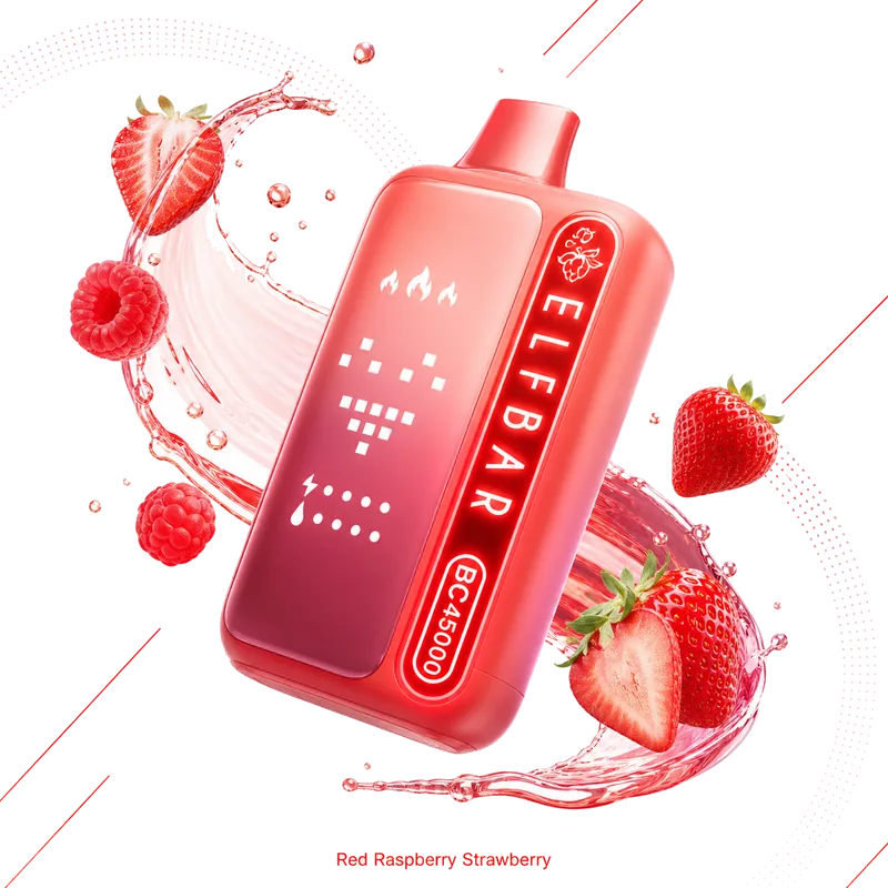 Elfbar BC45000 Red Raspberry Strawberry Elfbar BC45000 Red Raspberry Strawberry disposable vape