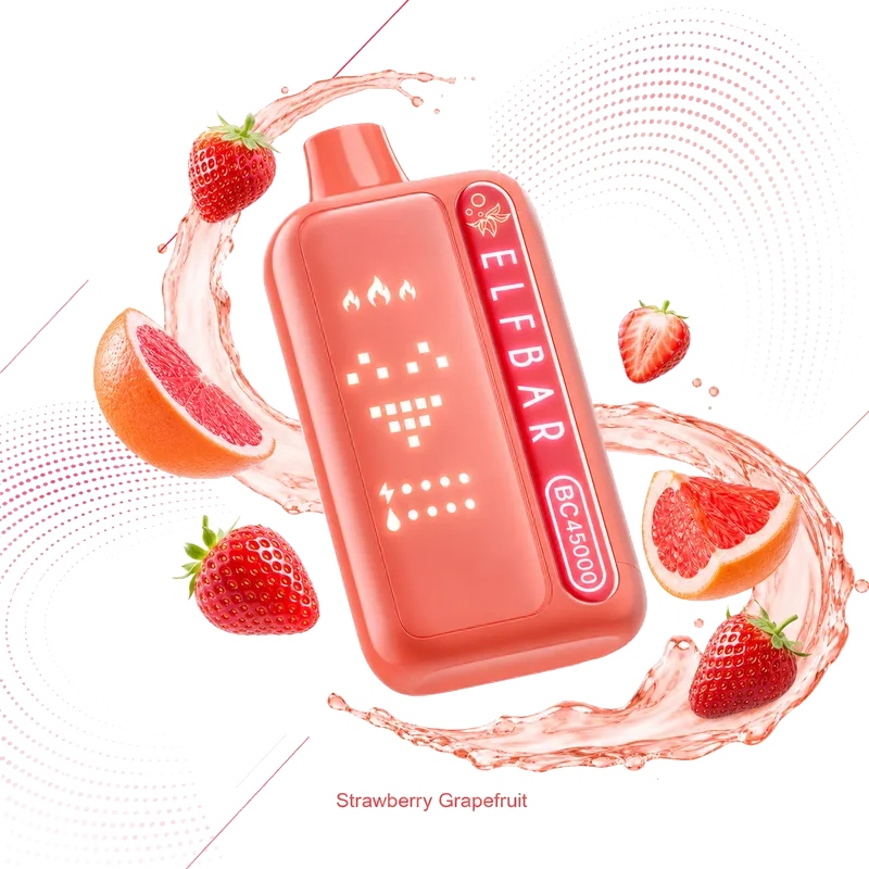 Elfbar BC45000 Strawberry Grapefruit Elfbar BC45000 Strawberry Grapefruit disposable vape