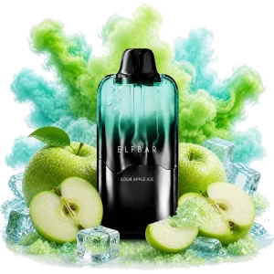 Elfbar Duke 30000 Sour Apple Ice disposable vape
