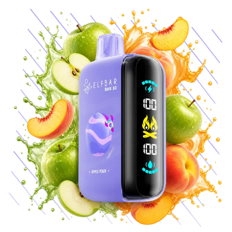 Elfbar Raya D3 25000 Apple Peach Elfbar Raya D3 25000 Apple Peach disposable vape