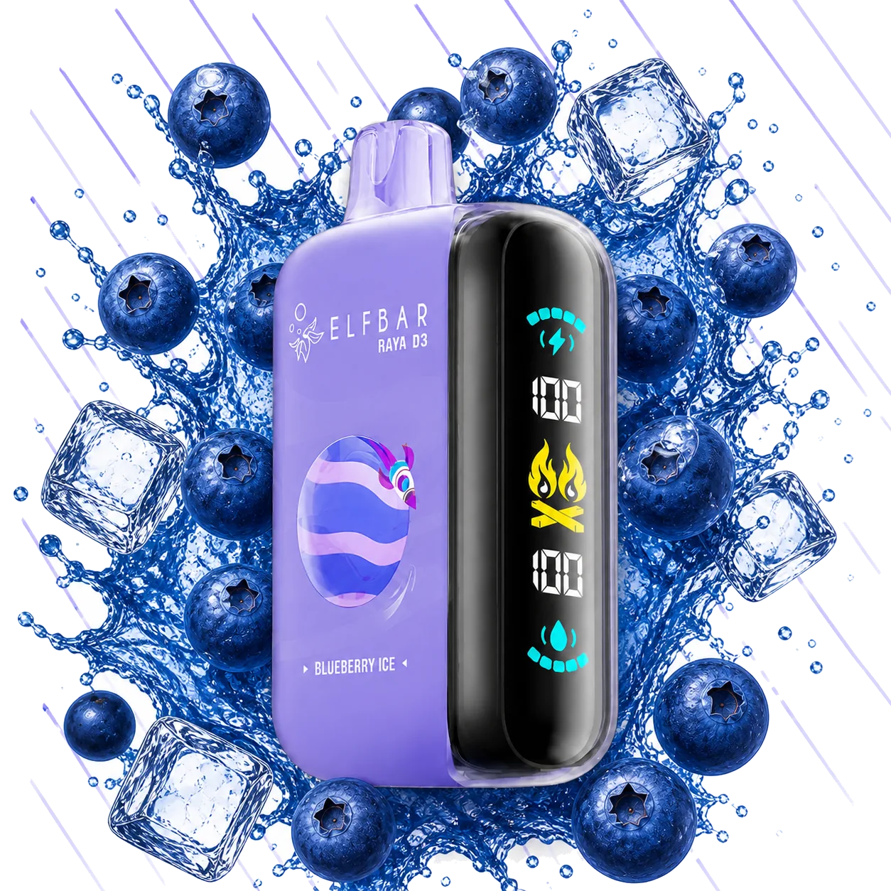 Elfbar Raya D3 25000 Blueberry Ice Elfbar Raya D3 25000 Blueberry Ice disposable vape
