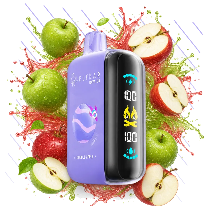 Elfbar Raya D3 25000 Double Apple Elfbar Raya D3 25000 Double Apple disposable vape