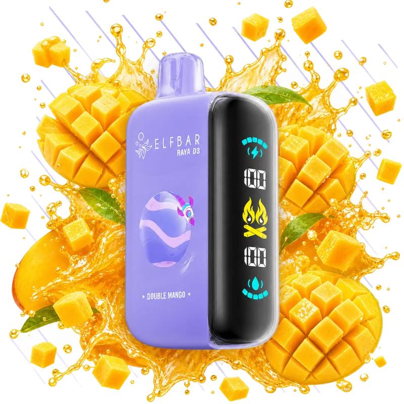 Elfbar Raya D3 25000 Double Mango Elfbar Raya D3 25000 Double Mango disposable vape