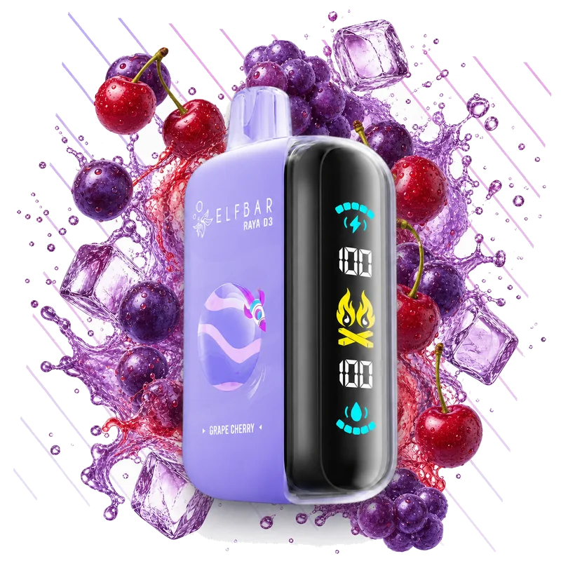 Elfbar Raya D3 25000 Grape Cherry Elfbar Raya D3 25000 Grape Cherry disposable vape