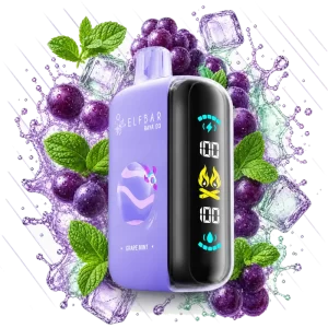 Elfbar Raya D3 25000 Grape Mint disposable vape