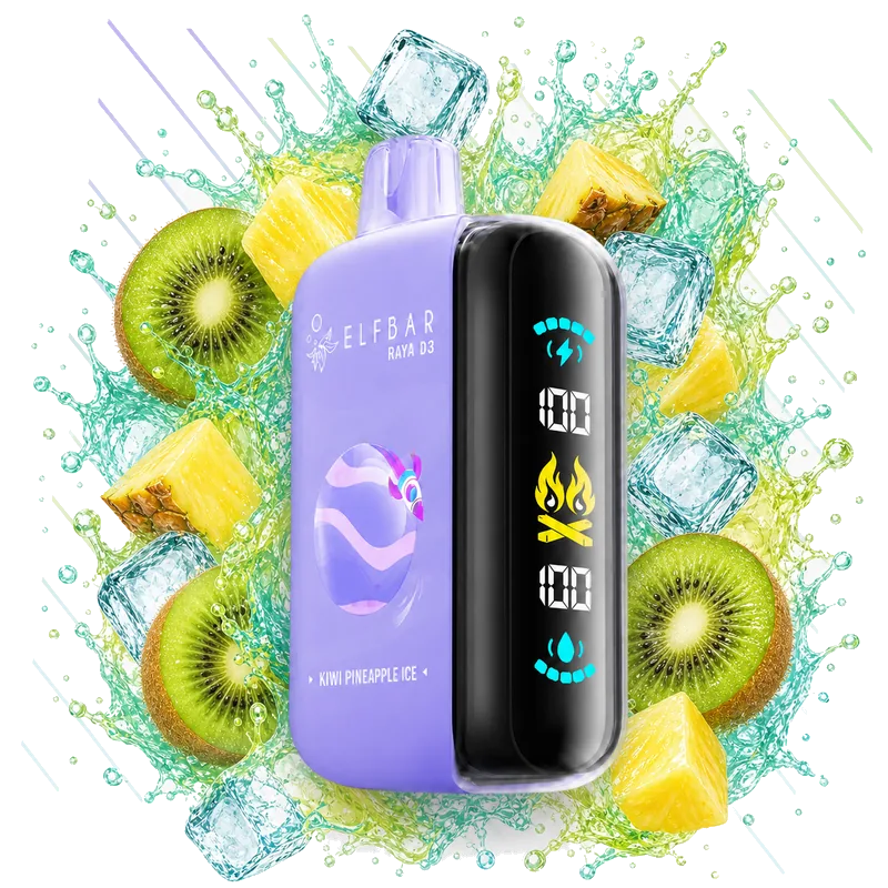 Elfbar Raya D3 25000 Kiwi Pineapple Ice Elfbar Raya D3 25000 Kiwi Pineapple Ice disposable vape