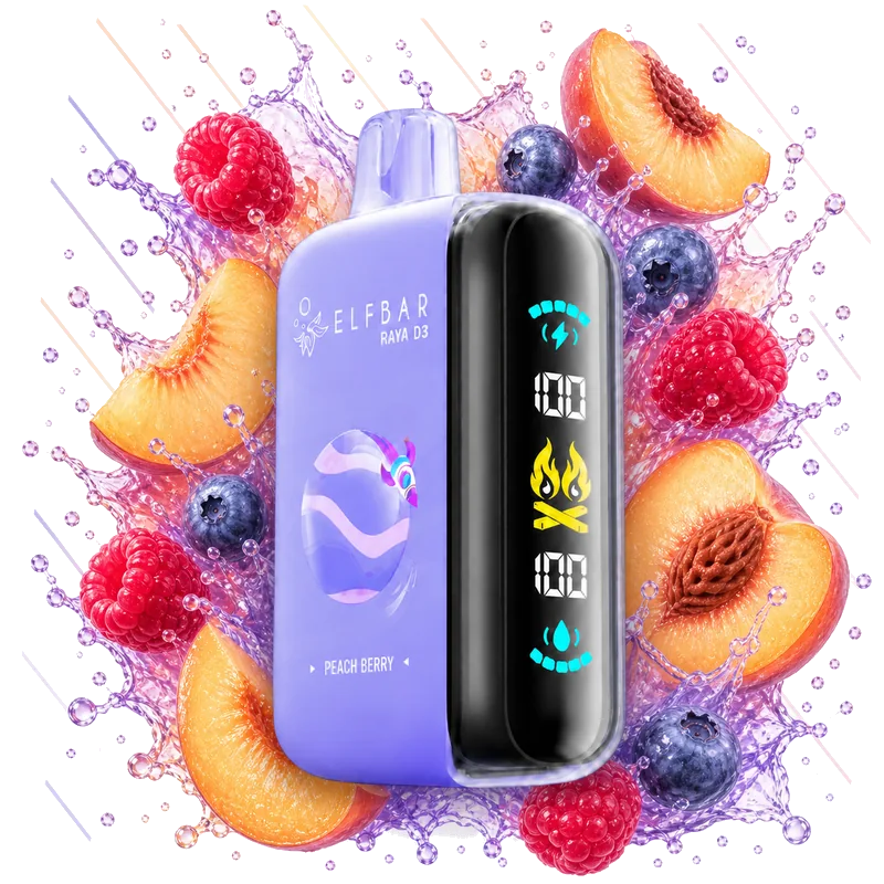 Elfbar Raya D3 25000 Peach Berry Elfbar Raya D3 25000 Peach Berry disposable vape