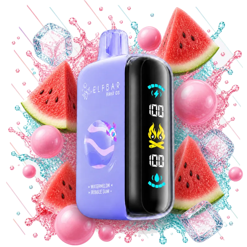 Elfbar Raya D3 25000 Watermelon Bubble Gum Elfbar Raya D3 25000 Watermelon Bubble Gum disposable vape
