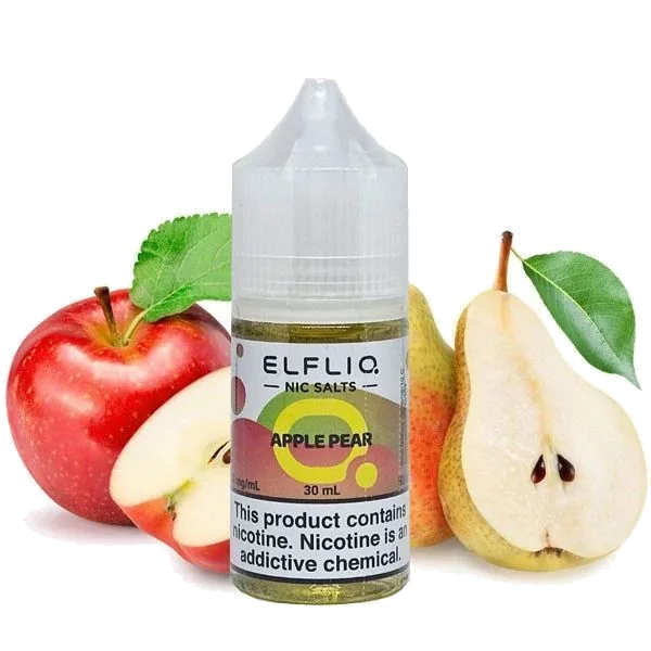 Elfliq Apple Pear 5% 30 ml Elfliq Apple Pear 5% 30 ml nicotine salt e-liquid