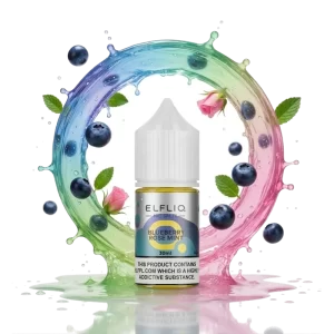 Elfliq Blueberry Rose Mint 5% 30 ml nicotine salt e-liquid