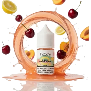 Elfliq Cherry Lemon Peach 5% 30 ml nicotine salt e-liquid