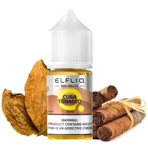 Elfliq Cuba Tobacco 5% 30 ml nicotine salt e-liquid