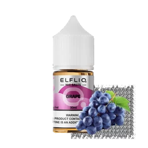 Elfliq Grape 5% 30 ml nicotine salt e-liquid