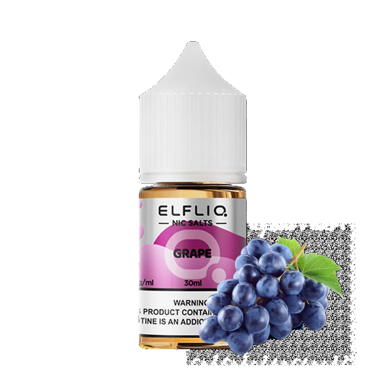 Elfliq Grape 5% 30 ml Elfliq Grape 5% 30 ml nicotine salt e-liquid