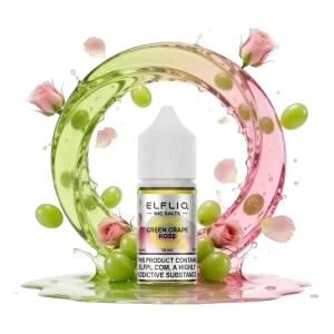 Elfliq Green Grape Rose 5% 30 ml nicotine salt e-liquid