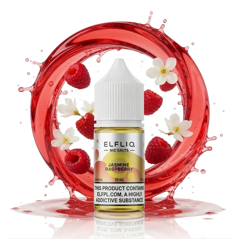Elfliq Jasmine Raspberry 5% 30 ml Elfliq Jasmine Raspberry 5% 30 ml nicotine salt e-liquid