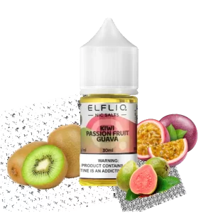 Elfliq Kiwi Passion Fruit Guava 5% 30 ml nicotine salt e-liquid