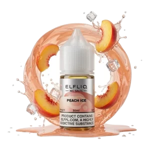 Elfliq Peach Ice 5% 30 ml nicotine salt e-liquid