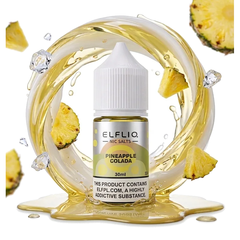Elfliq Pineapple Colada 5% 30 ml Elfliq Pineapple Colada 5% 30 ml nicotine salt e-liquid