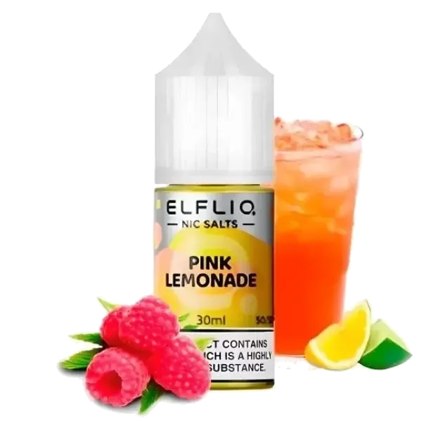 Elfliq Pink Lemonade 5% 30 ml Elfliq Pink Lemonade 5% 30 ml nicotine salt e-liquid