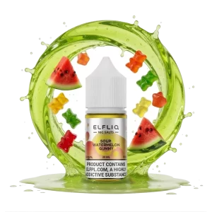 Elfliq Sour Watermelon Gummy 5% 30 ml nicotine salt e-liquid