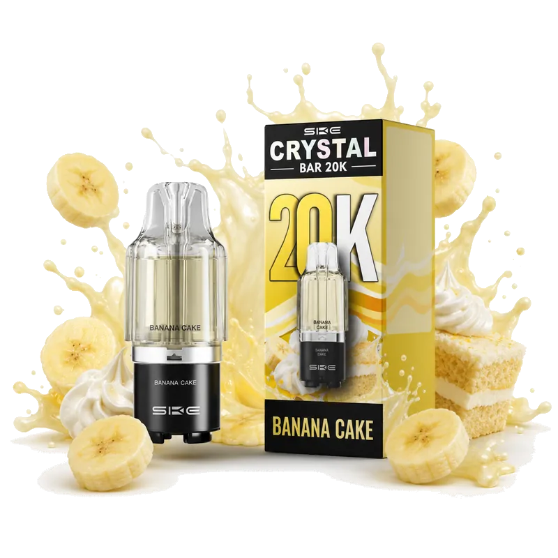 SKE Cartridge Banana Cake SKE Crystal Bar 20K Banana Cake replacement pod cartridge