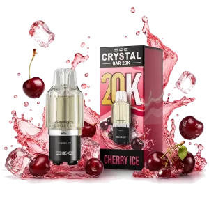 SKE Crystal Bar 20K Cherry Ice replacement pod cartridge