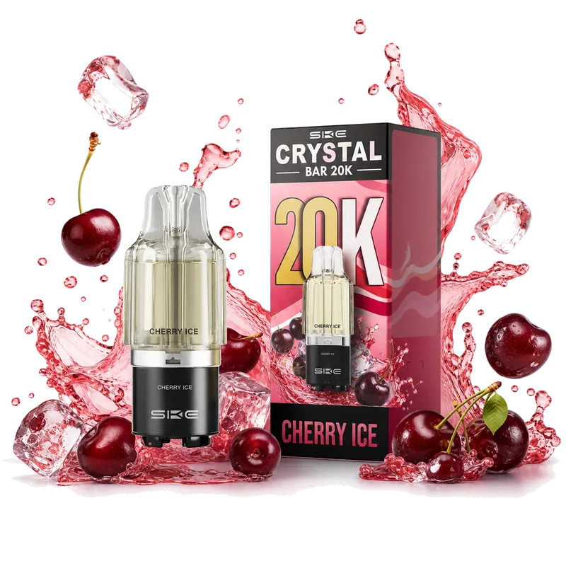 SKE Cartridge Cherry Ice SKE Crystal Bar 20K Cherry Ice replacement pod cartridge