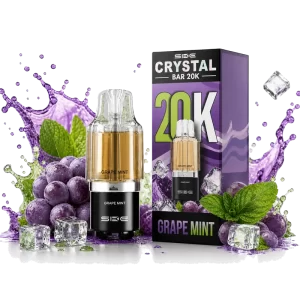 SKE Crystal Bar 20K Grape Mint replacement pod cartridge