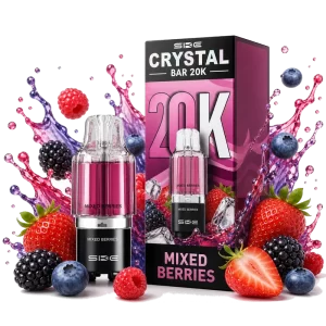 SKE Crystal Bar 20K Mixed Berries replacement pod cartridge