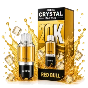 SKE Crystal Bar 20K Red Bull replacement pod cartridge