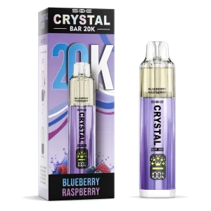SKE Crystal Bar 20000 Blueberry Raspberry pod system