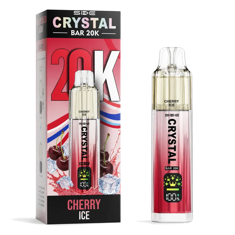 SKE Pods Cherry Ice SKE Crystal Bar 20000 Cherry Ice pod system