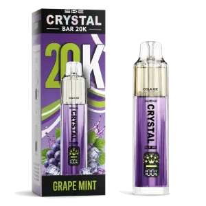 SKE Crystal Bar 20000 Grape Mint pod system