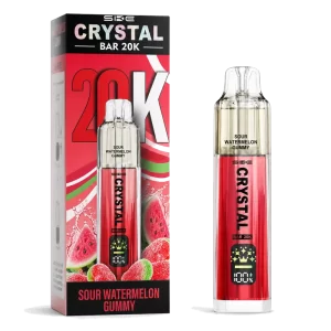 SKE Crystal Bar 20000 Sour Watermelon Gummy pod system