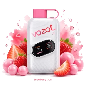 Vozol Click Strawberry Gum disposable vape