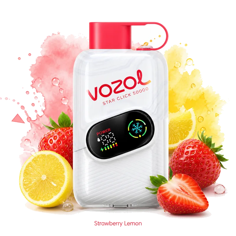 Vozol Click Strawberry Lemon Vozol Click Strawberry Lemon disposable vape