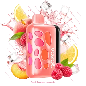 Vozol Rave 40000 Peach Raspberry Lemonade disposable vape