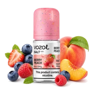 Vozol Salt Berry Peach 5% 30 ml nicotine salt e-liquid