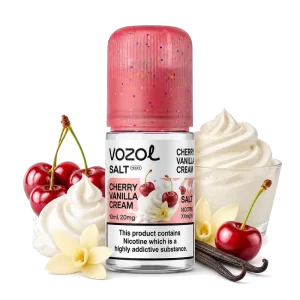 Vozol Salt Cherry Vanilla Cream 5% 30 ml nicotine salt e-liquid