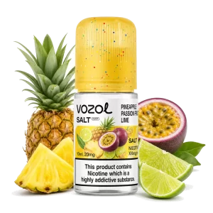 Vozol Salt Pineapple Passion Fruit Lime 5% 30 ml nicotine salt e-liquid