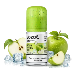 Vozol Salt Sour Apple Ice 5% 30 ml nicotine salt e-liquid