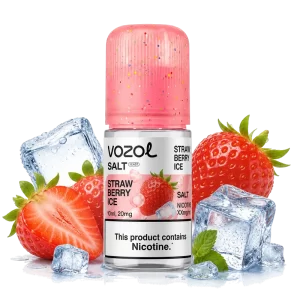 Vozol Salt Strawberry Ice 5% 30 ml nicotine salt e-liquid