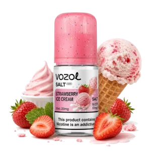 Vozol Salt Strawberry Ice Cream 5% 30 ml nicotine salt e-liquid